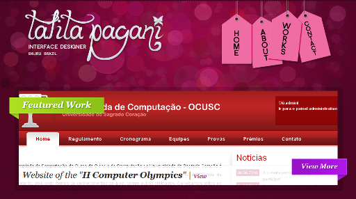 Screen capture of talitapagani.com